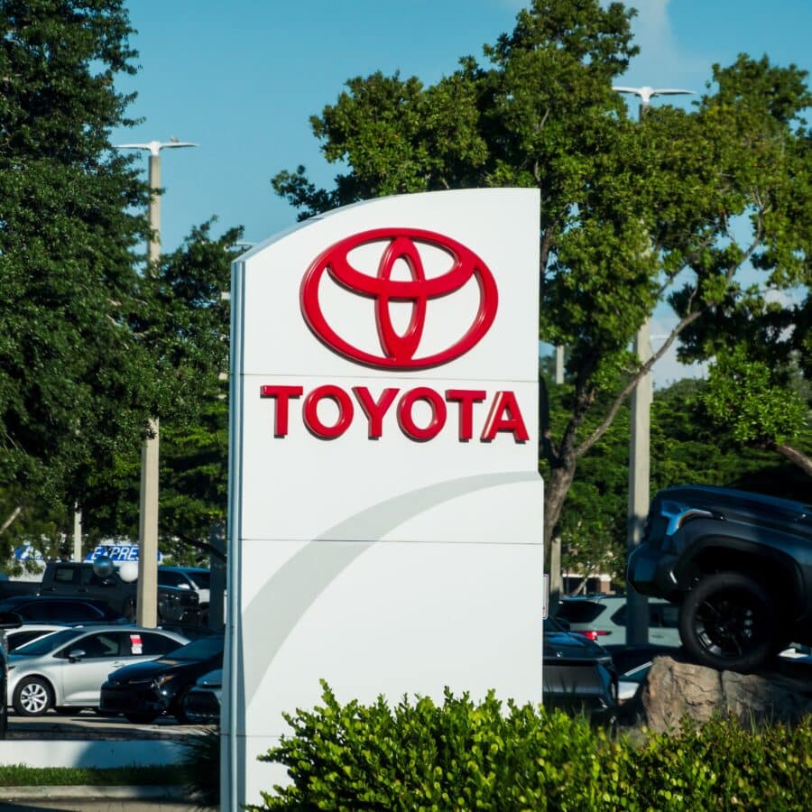 Toyota Dealership Entrance