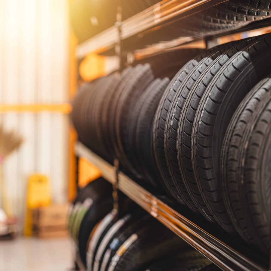 Tire Storage Shelves