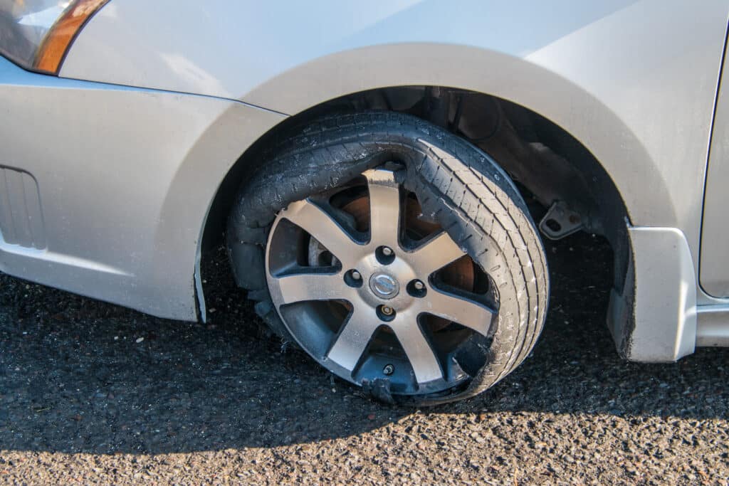 Tire Tread Damage