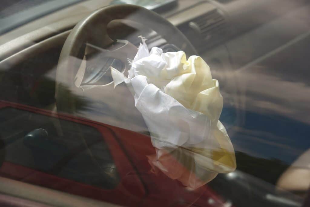 Crumpled Airbag