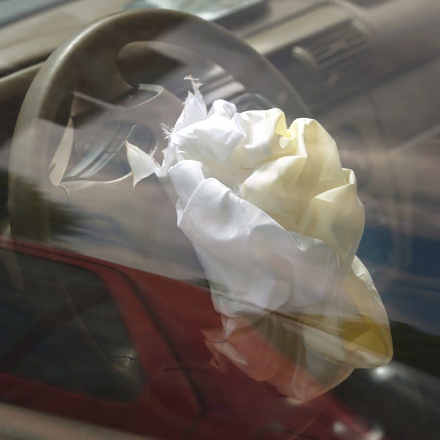 Crumpled Airbag