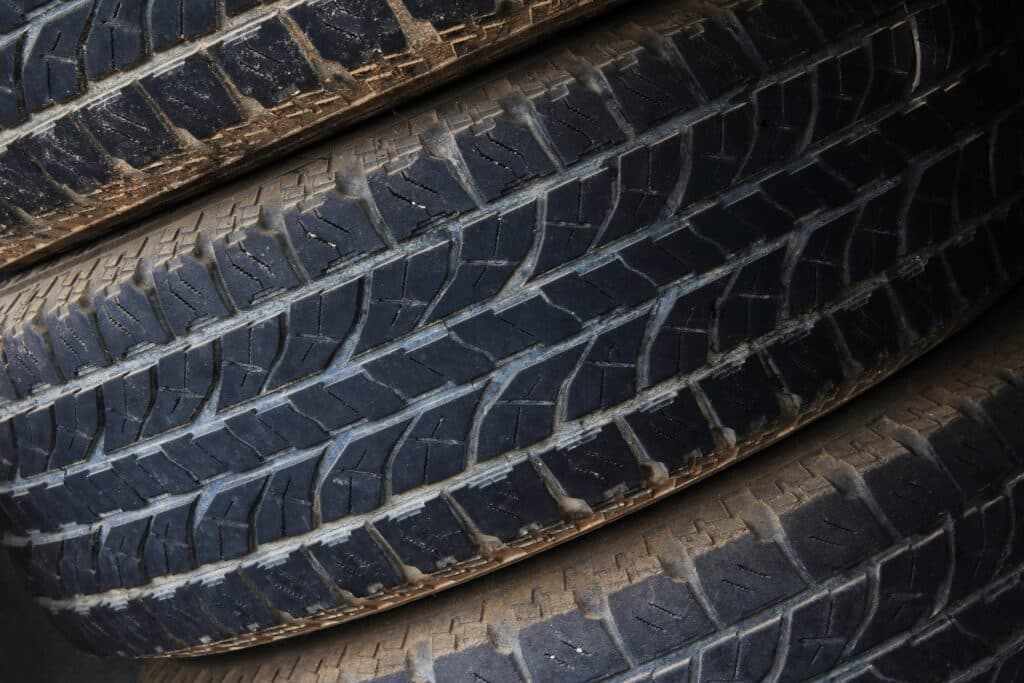 Tire Tread Close Up